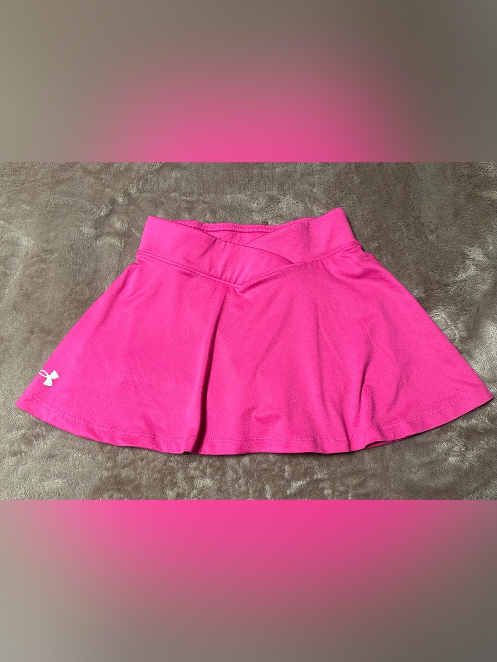 Under Armour Hot Pink Girls Athletic Skort